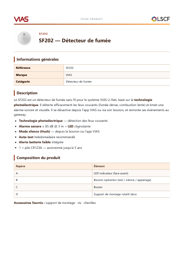 prévisualisation de SF202%20%E2%80%94%20D%C3%A9tecteur%20de%20fum%C3%A9e.pdf