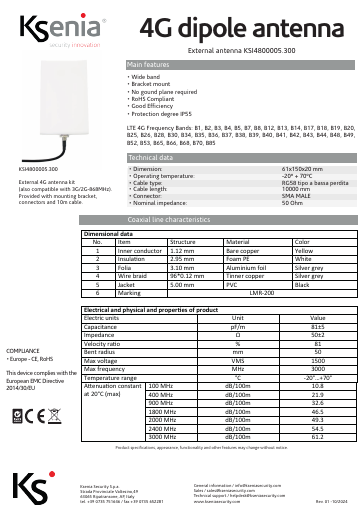 prévisualisation de DATASHEET-antenna-KSI4800005.300-4G-10m-EN.pdf