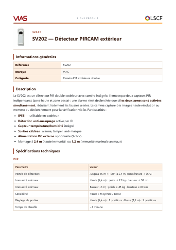 prévisualisation de SV202%20%E2%80%94%20D%C3%A9tecteur%20PIRCAM%20ext%C3%A9rieur.pdf