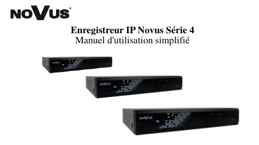 prévisualisation de Enregistreur%20IP%20Novus%20S%C3%A9rie%204.pdf