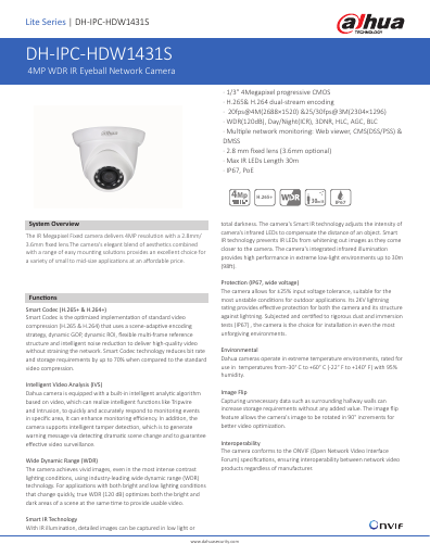 prévisualisation de dh-ipc-hdw1431s_datasheet_20180125.pdf