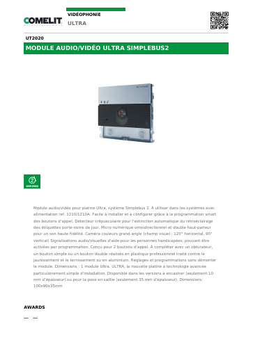 prévisualisation de Datasheet_UT2020.pdf