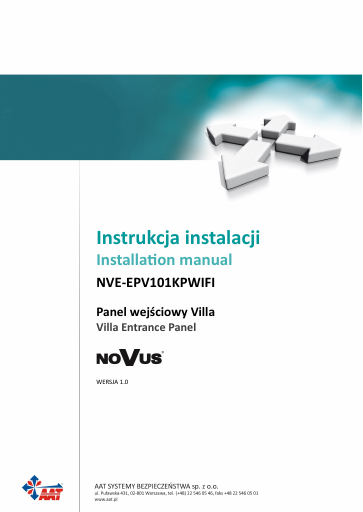 prévisualisation de Instrukcja%20instalacji%20-%20Villa%20Entrance%20Panel%20NVE-EPV101KPWIFI_0.pdf