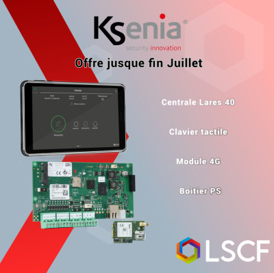 Offre spéciale Ksenia — Pack Lares 4.0 tout compris, jusqu'à fin juillet
